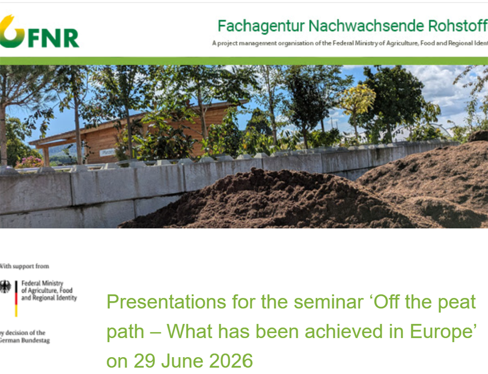 FNR Off the Peat Path presentations
